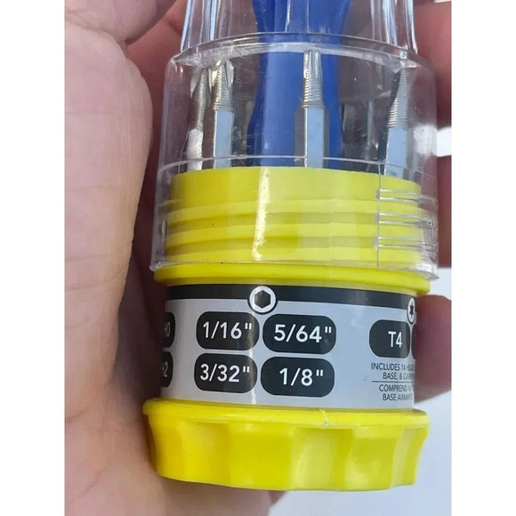 NEW 14 Pcs Screwdriver Set Magnetic Base Case Mini Repairing Tools Multifunction - Picture 6 of 10